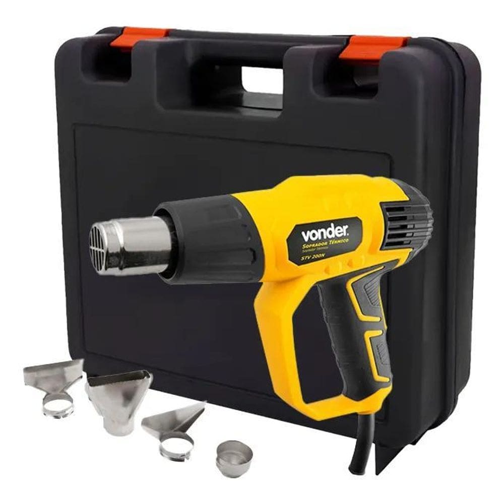 10X Soprador Térmico 2000W Stv200 220V + Maleta Plástica V