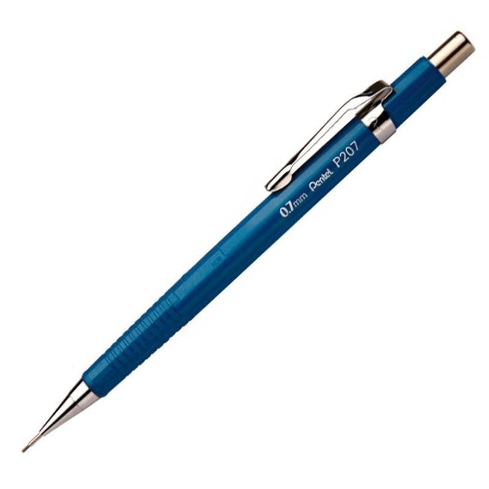 Lapiseira 0.7mm P207 azul Pentel