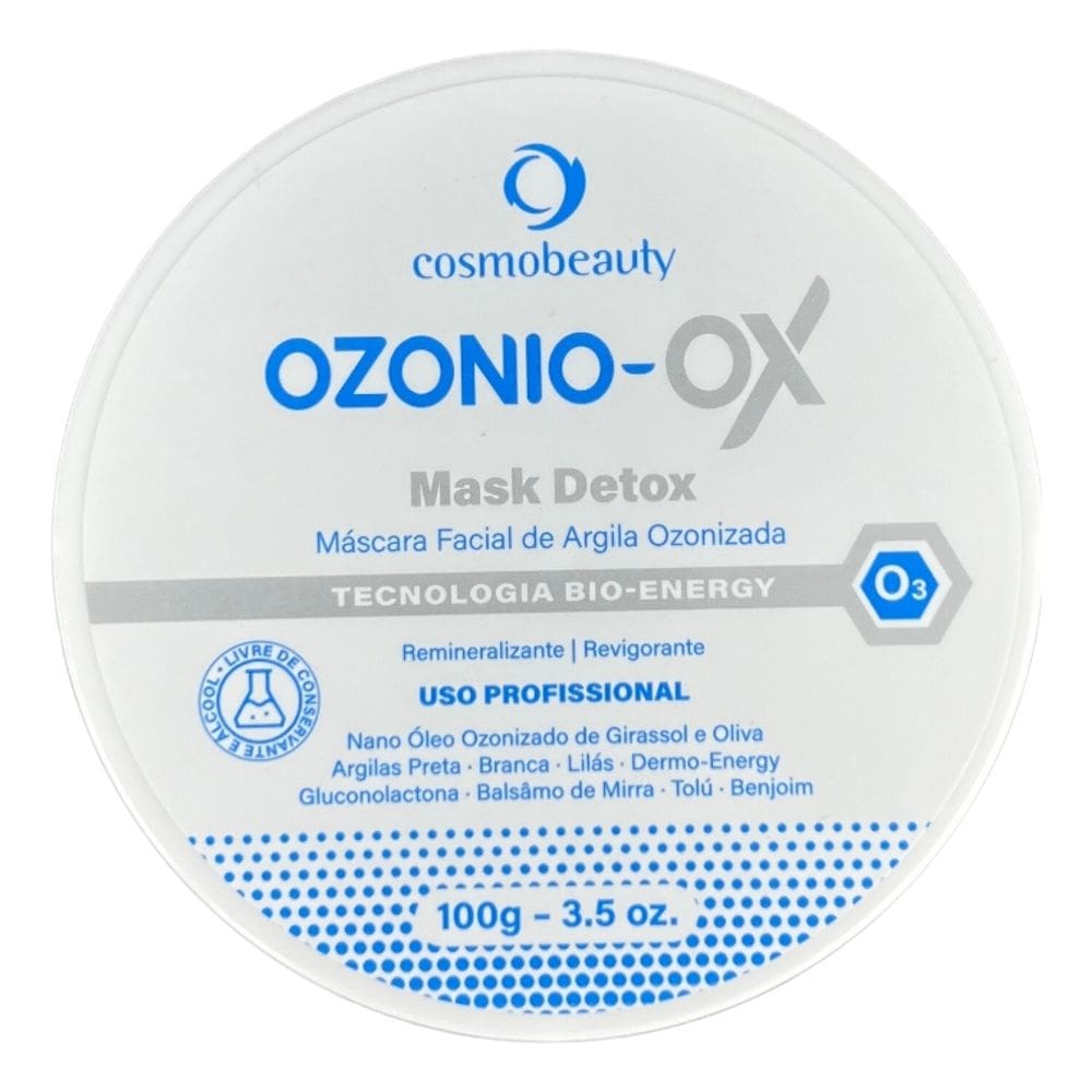Máscara Detox Ozonio Ox Argila Ozonizada Cosmobeauty 100g