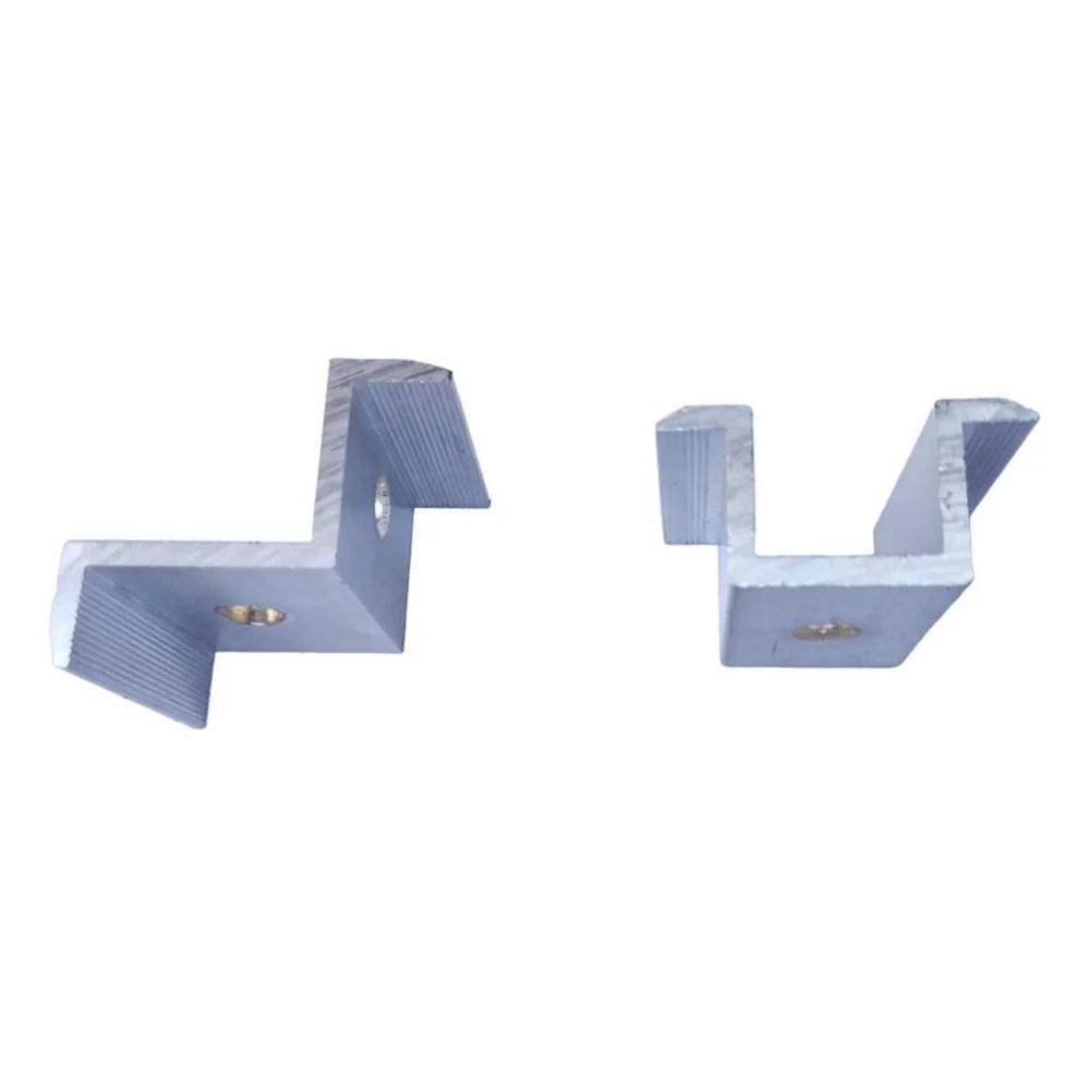 10X Kit Com 10 Presilhas Grampos Para Placas Solares 30/35Mm