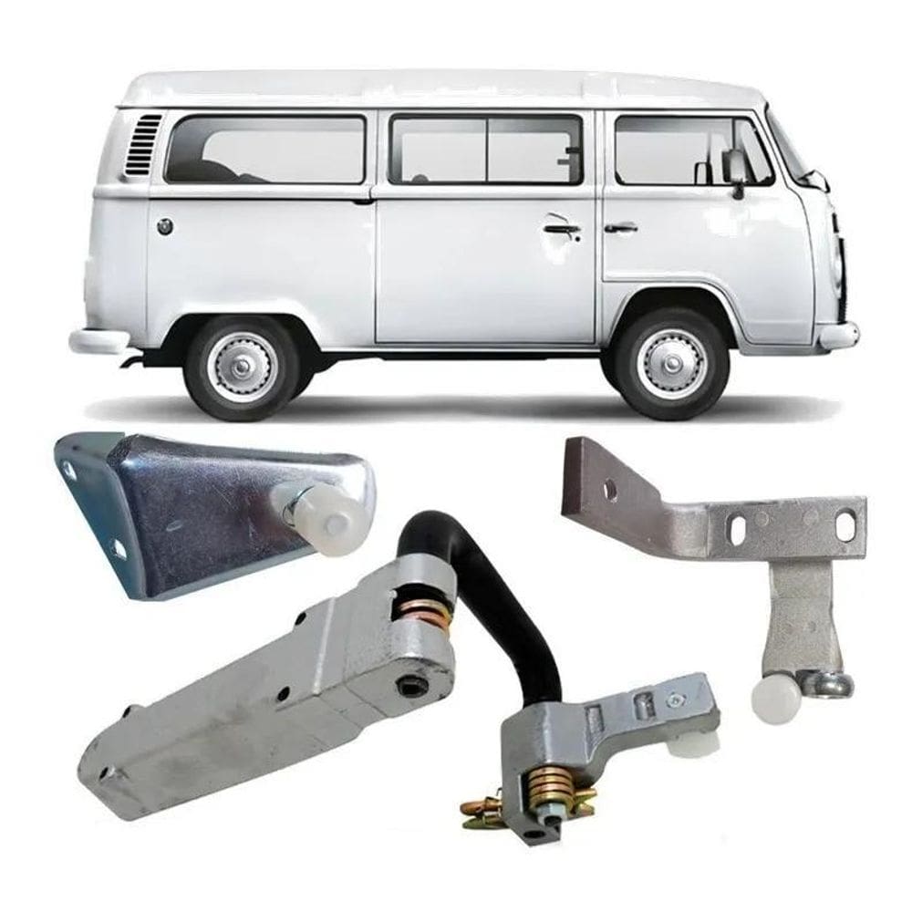 10X Kit Carrinho Guia Kombi Porta Correr Lateral De 1997 À