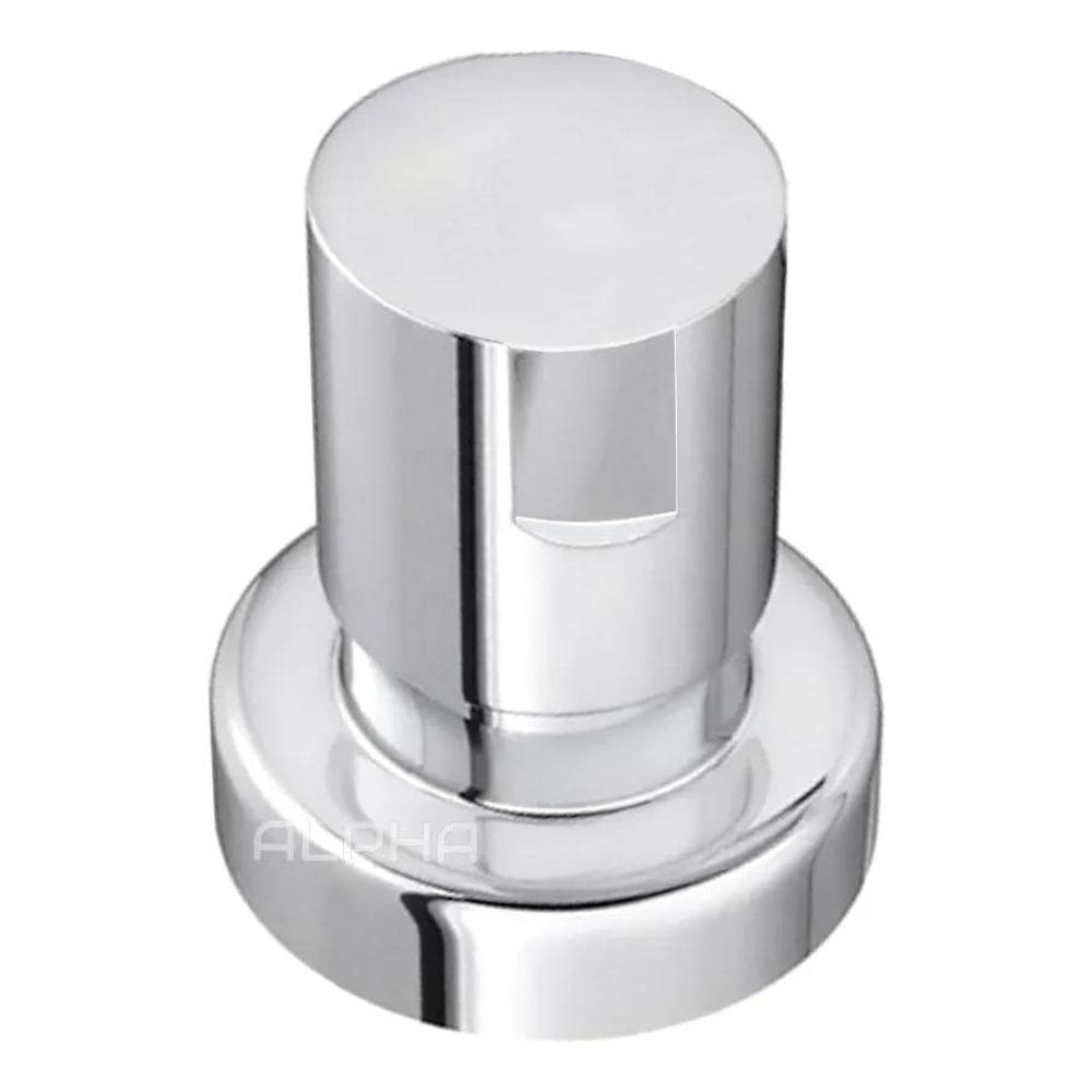 10X Acabamento Registro Redondo C-44 Luxo 100% Metal Padrão