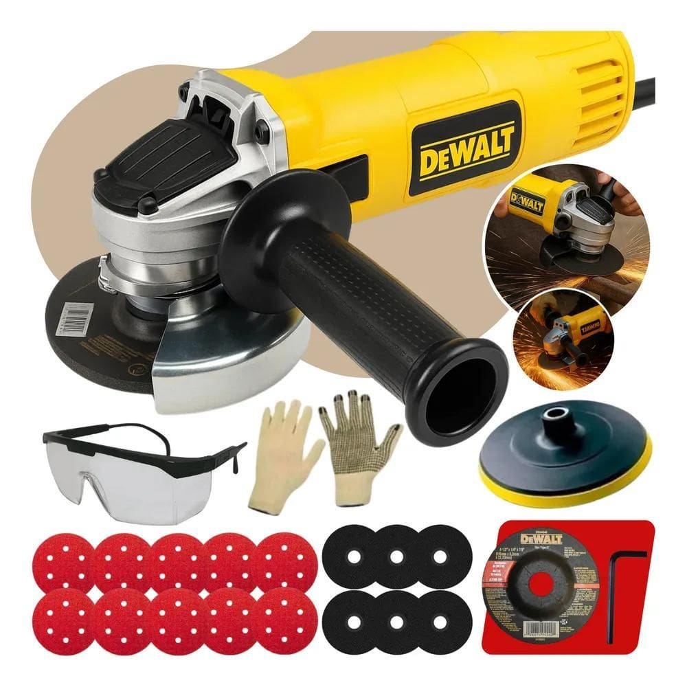 10X Kit Esmerilhadeira Lixadeira Angular Dewalt Disco Inox