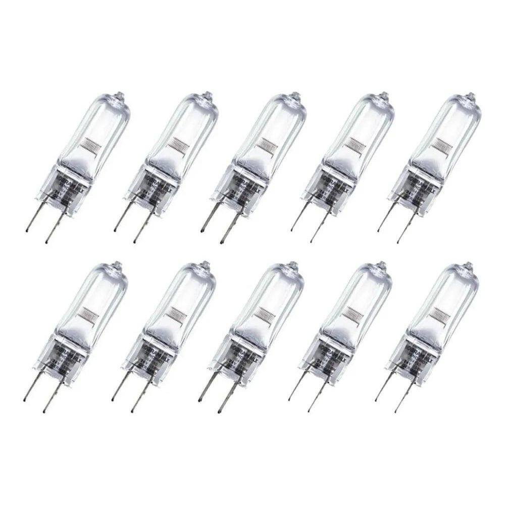 10X Kit 10 Lâmpada Coifa Bipino Capsula Halogena G4 12V 20W
