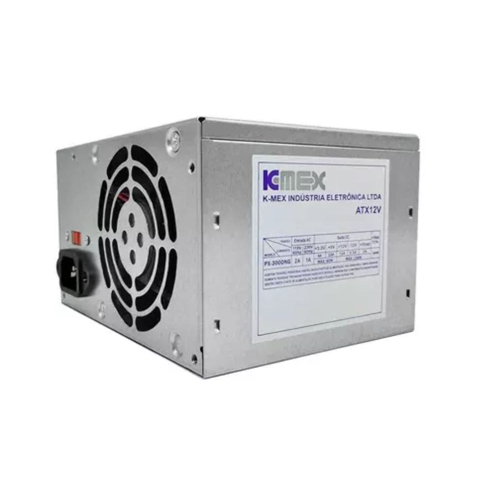 Fonte ATX Kmex Bivolt Automatico 200W Com Cabo