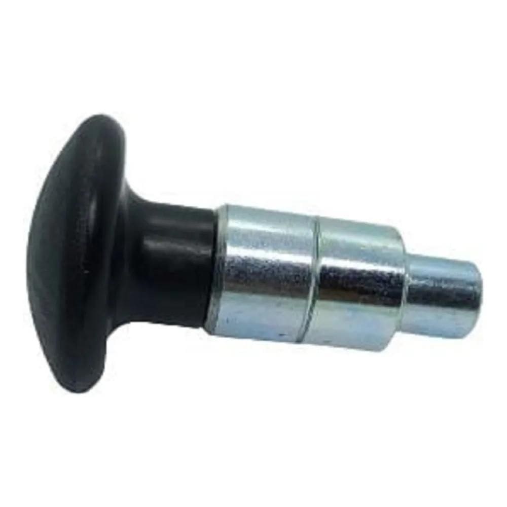 10X Puxador Manipulo Esférico 2 Corpos Preto Pino 11Mm 1 Pç