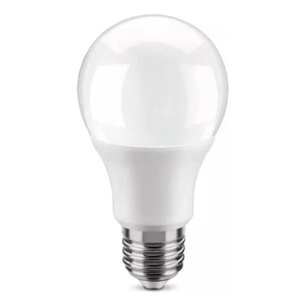 10X Kit 4 Lâmpadas Led Bulbo 12W E27 Branca Quente 3000K Am
