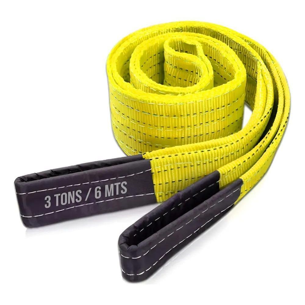 10X Cinta De Elevação Carga 3 Toneladas 6 Metros 90Mm Refor