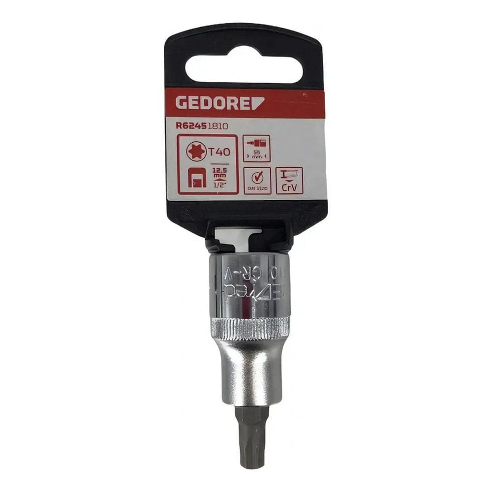 10X Chave Soquete 1/2 Torx T40 - Gedore Red