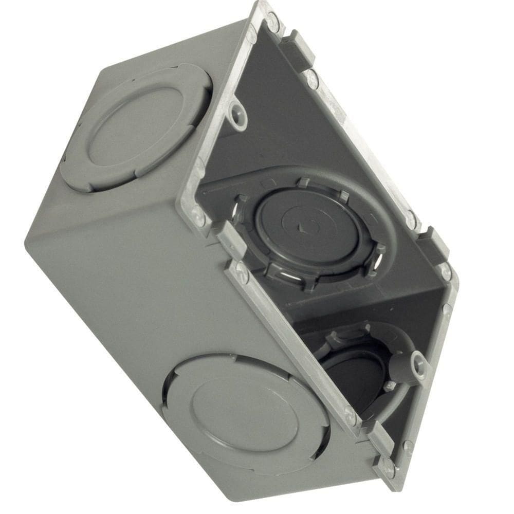 Caixa Condulete Plastibox L Cinza Escuro - 57250012 - Tramontina Caixa Multipla L Cinza Es Tramontina 57250-012