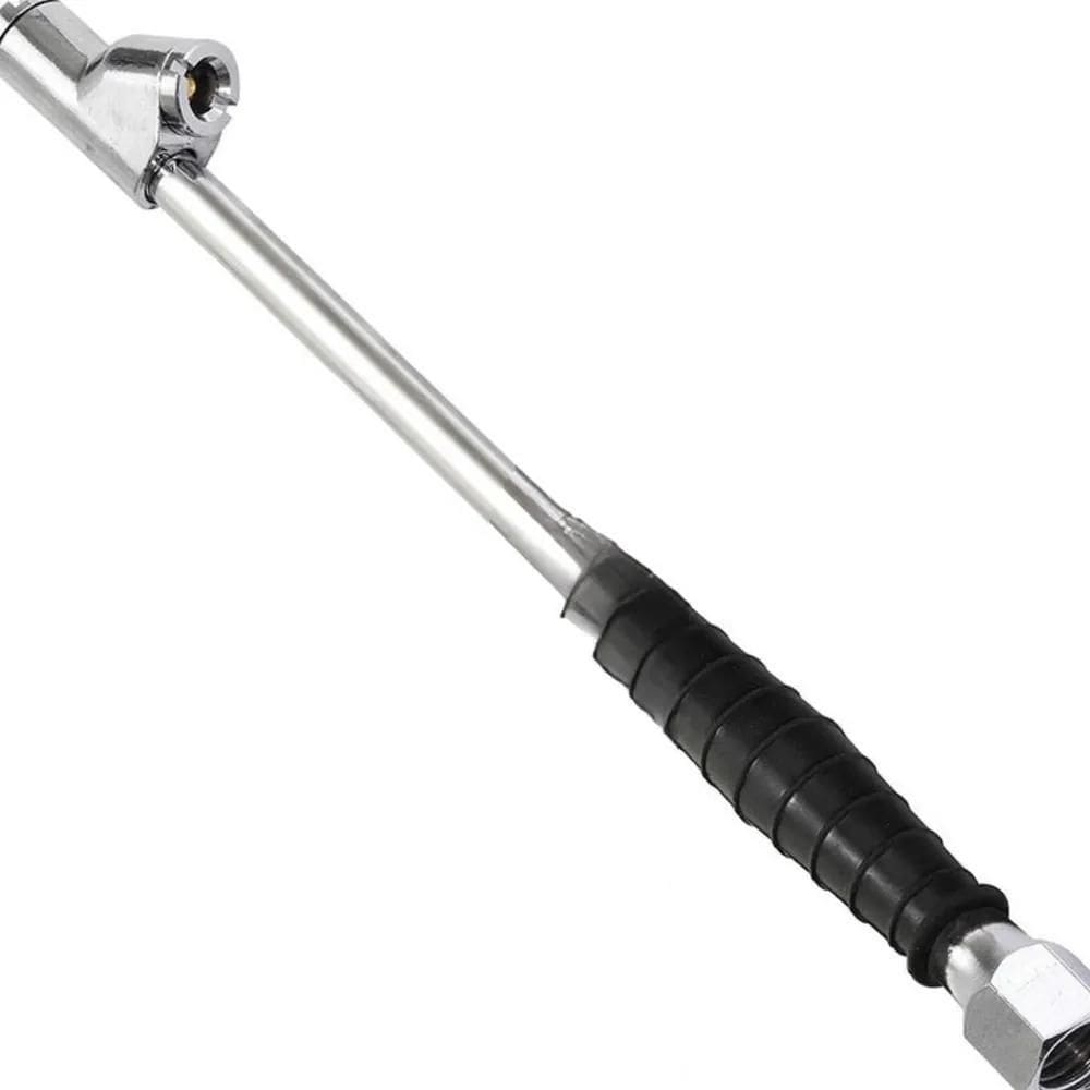 10X Bico De Encher Pneu 24Cm 1/4 Cabo Emborrachado - Rotta