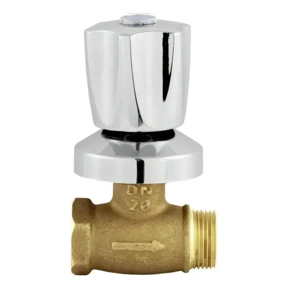 10X Registro Pressão De 3/4 Em Metal Base Padrão Acabamento