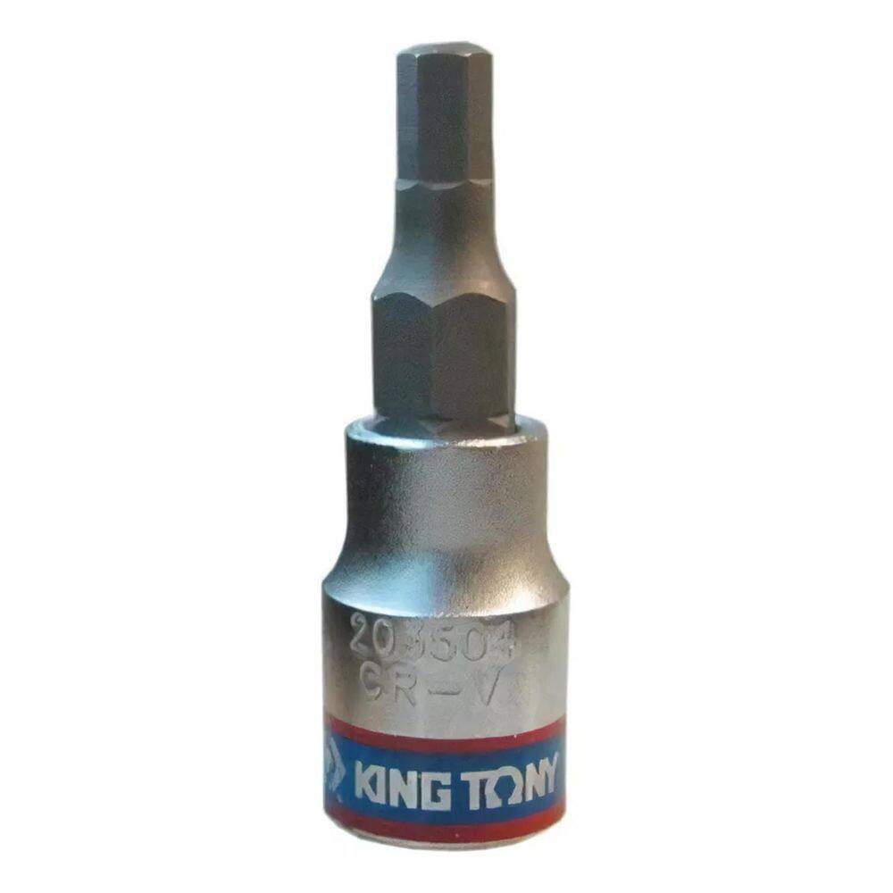 10X Chave Soquete Allen 1/4 X 4 Mm - King Tony