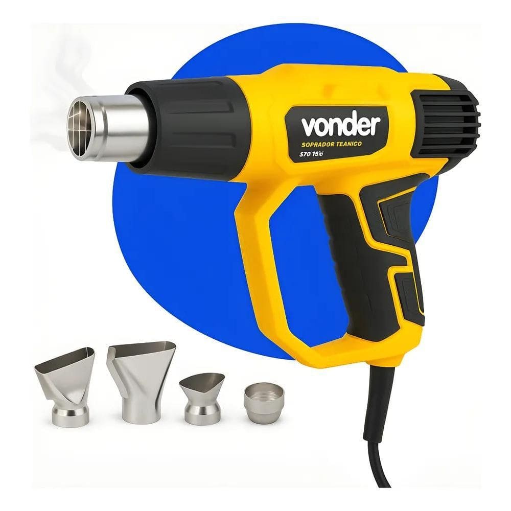 10X Soprador Térmico Vonder Profissional 500Graus 4 Bicos P