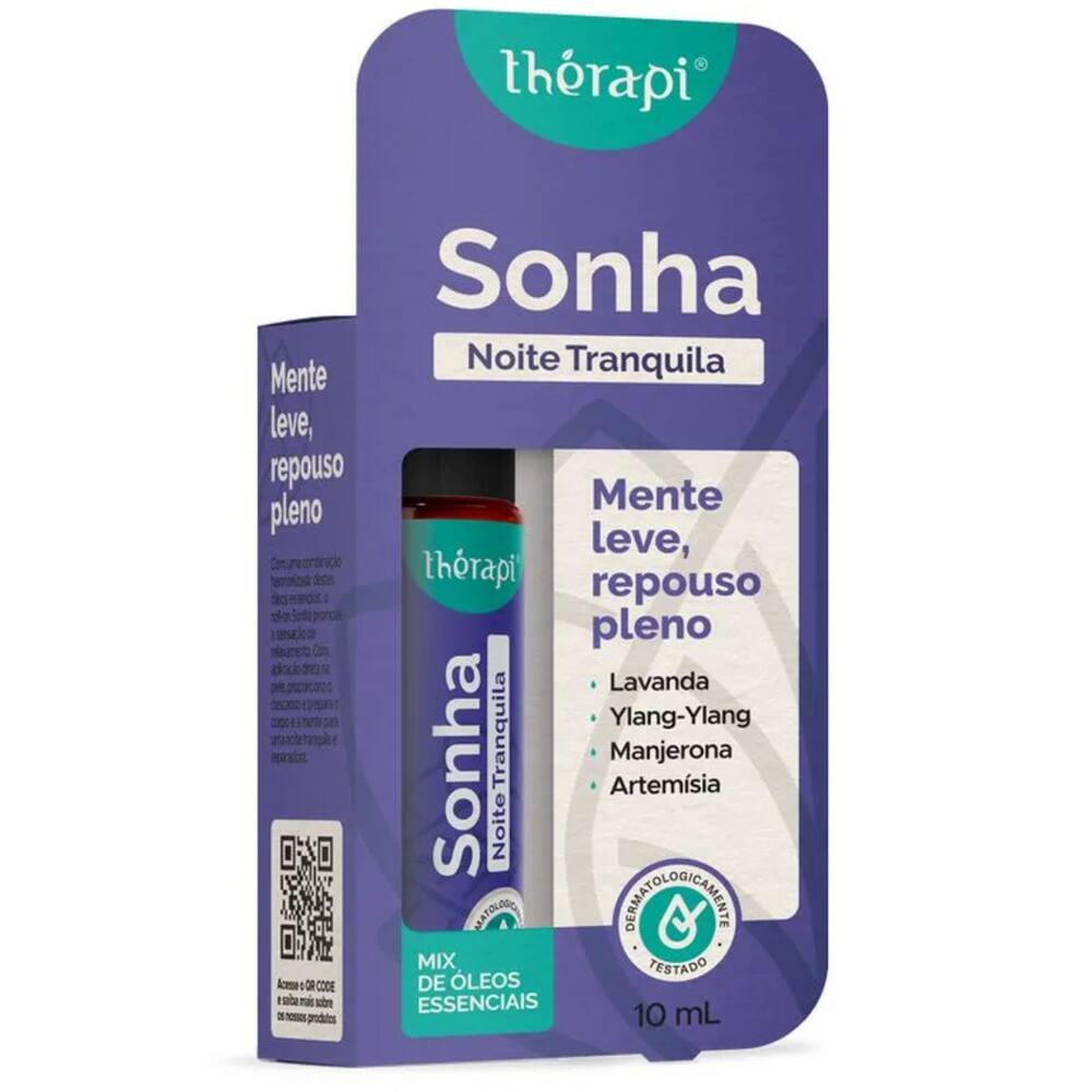 Mix De Óleos Essenciais Sonha Roll-On 10Ml Thérapi  Ylang Ylang Lavanda
