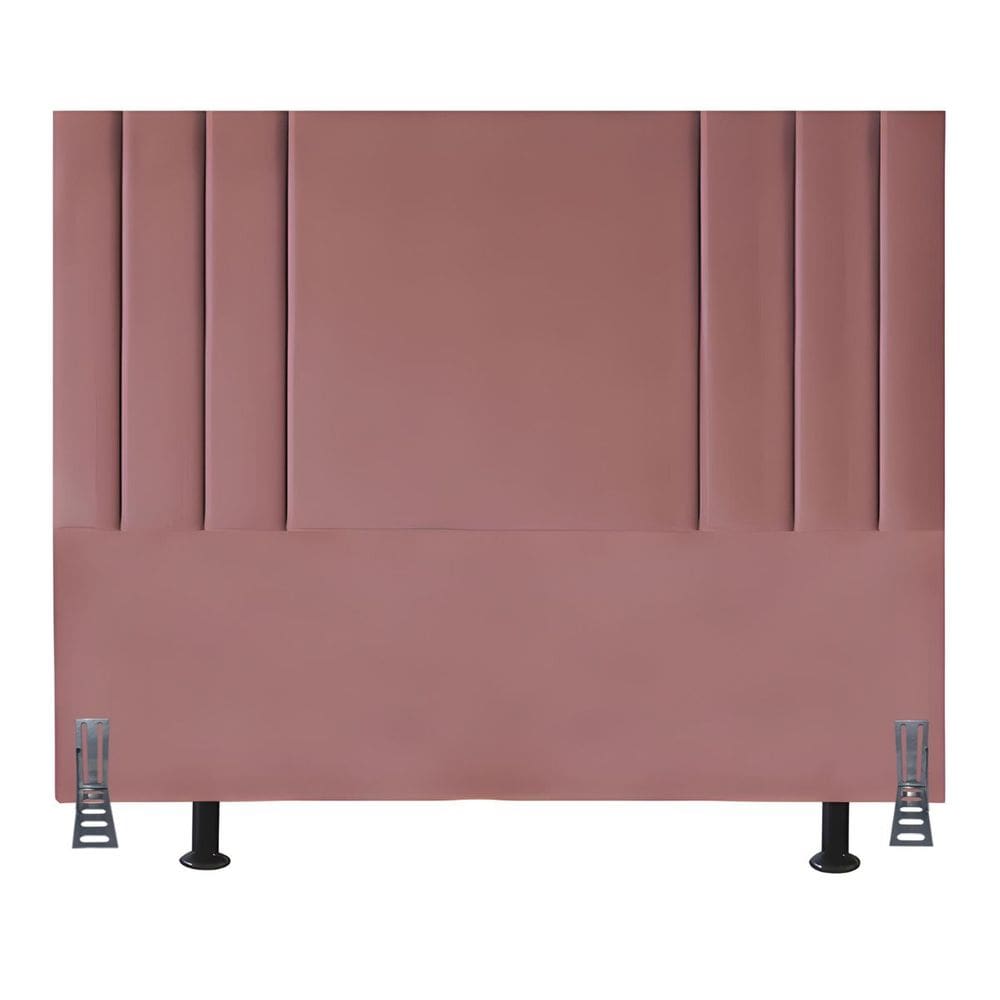 Cabeceira 100 cm Solteirão Cama Box Estofada Veludo Frame