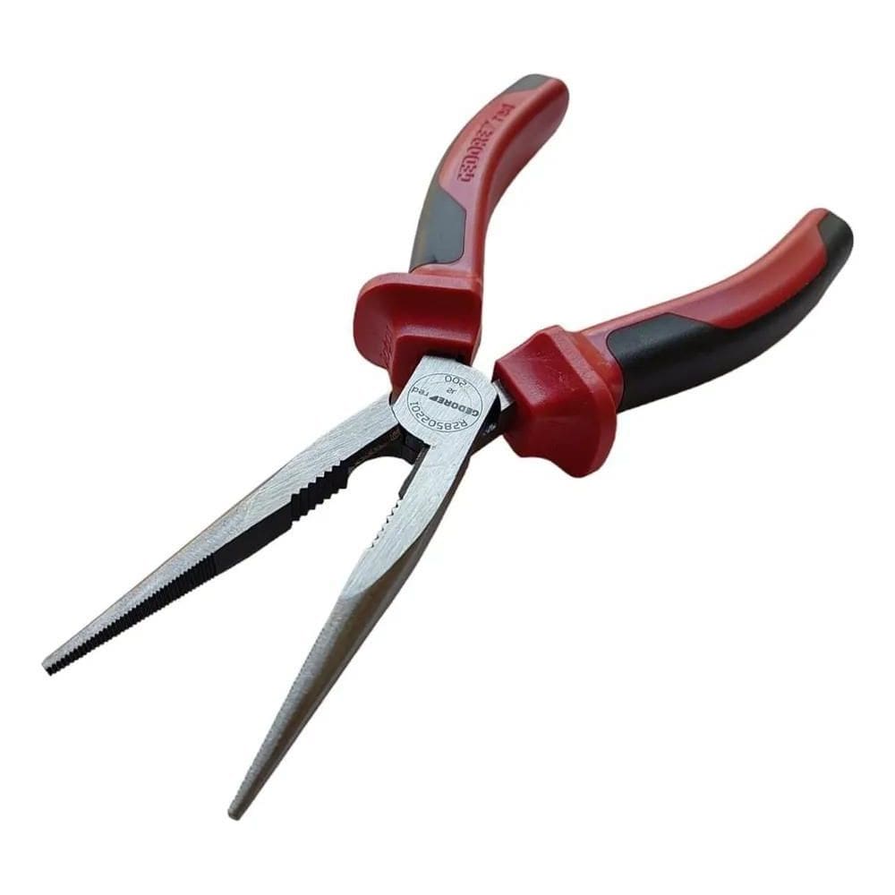 10X Alicate Tipo Tel Bico Reto 200Mm Gedore Red R28502201