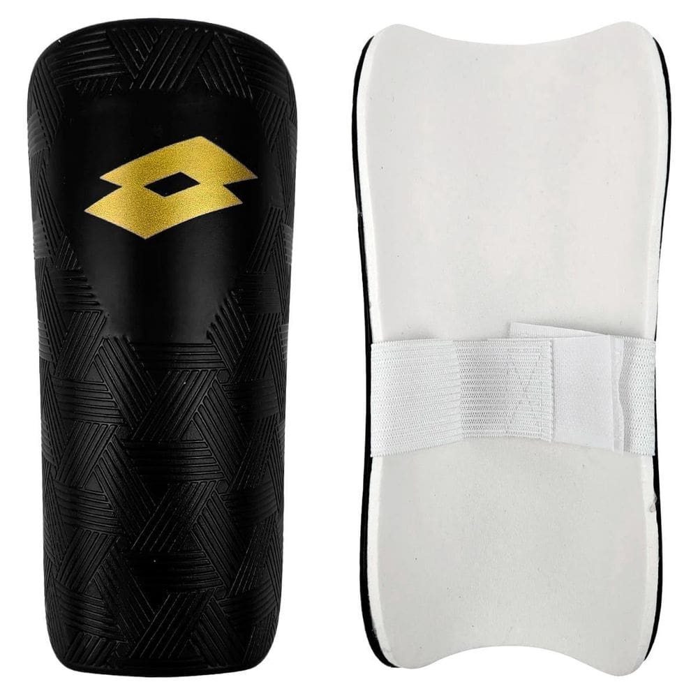 Caneleira Lotto Preto Adulto Futebol Resistente