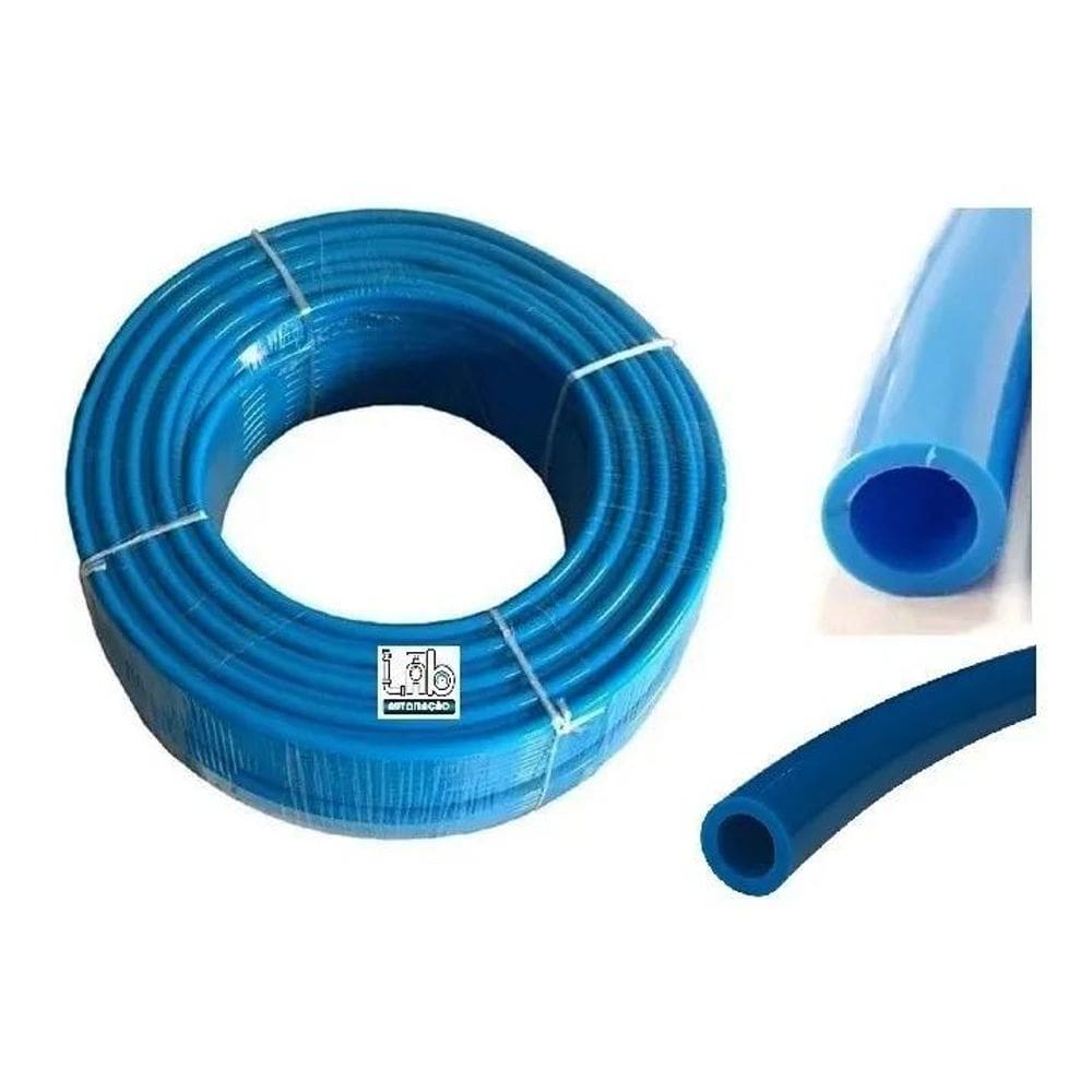 10X Mangueira Pneumática Tubo Pu 8Mm 50 Metros  Poliuretano