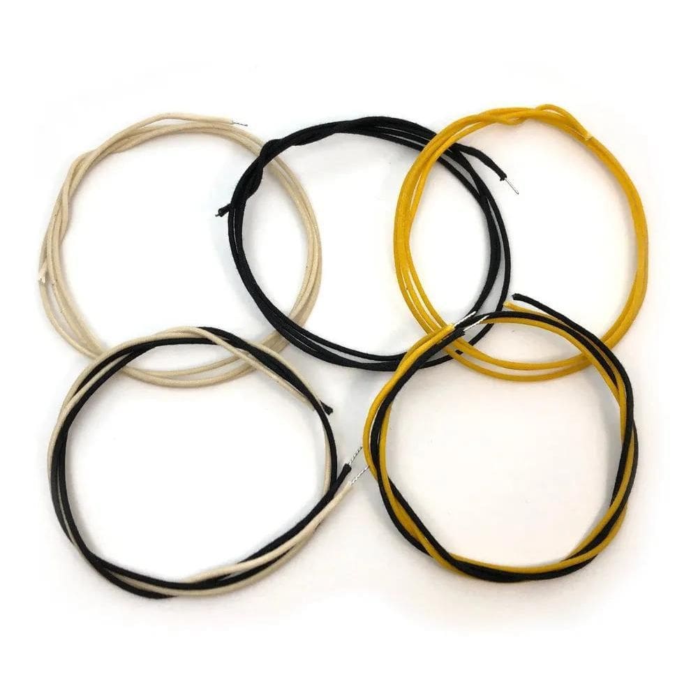 10X Fio De Pano Para Guitarra Vintage Gavitt Made In Usa