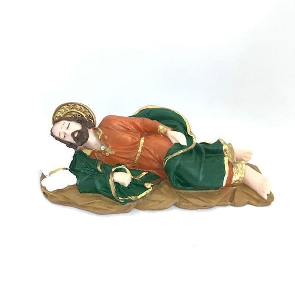 Imagem São José Dormindo Em Resina 16 Cm