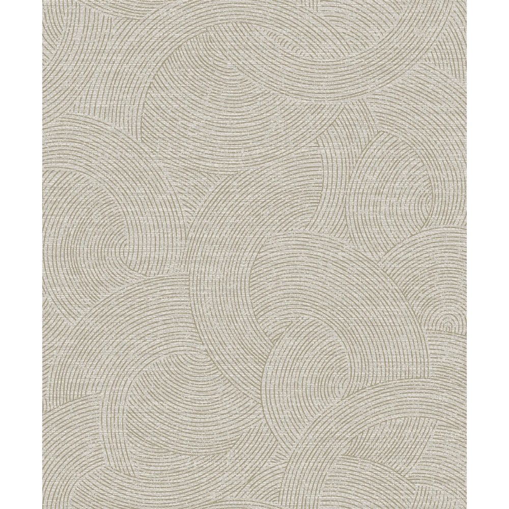 Papel De Parede Belize Geométrico Cinza E Dourado Ph3304