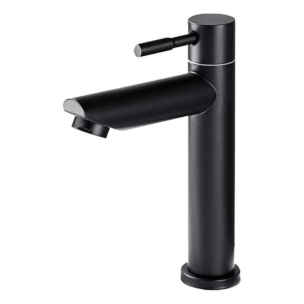 10X Torneira Para Banheiro Bica Baixa Preto Fosco Luxo Aço