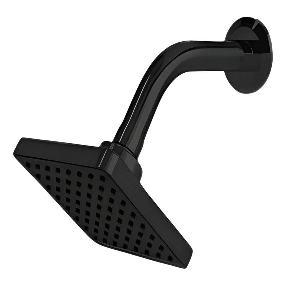 10X Ducha Fria Piscina Solar Gás Quadrada Preto Fosco Derle