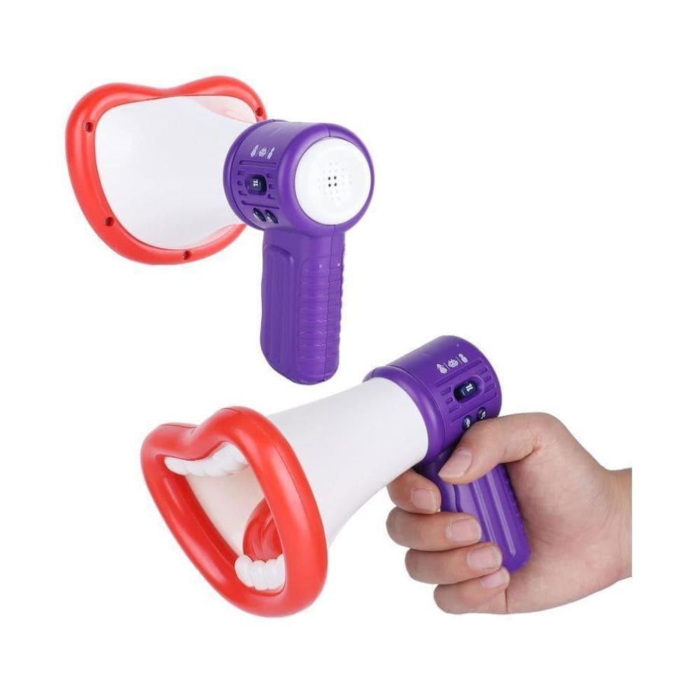 Microfone Megafone Trocador De Voz/ Várias Vozes- Gravador