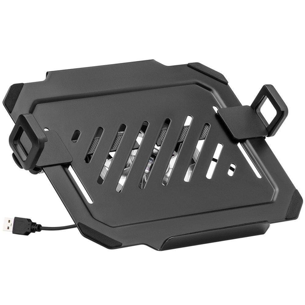 Bandeja Apoio Notebook Cooler Rgb Fixo Acoplável 12 A 17 Sup