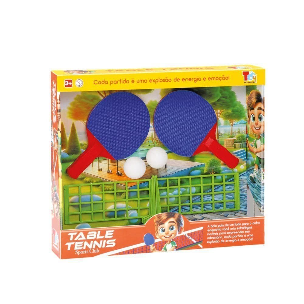 Kit Brinquedo Infantil Mesa De Tênis