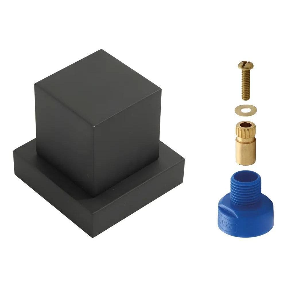 10X Acabamento Para Registro Preto Fosco + Conversor Docol