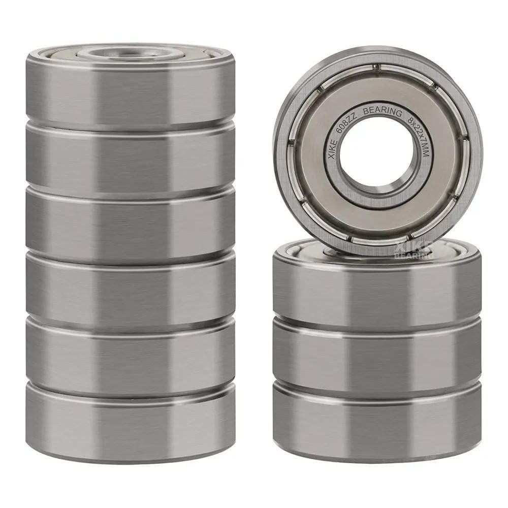 10X Kit 8 Micro Rolamento 608 Z Zz- 608Z 4X13X5Mm Abec-7