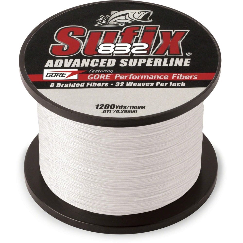 Linha de pesca Sufix 832 Braid 20 lb 1100 m Ghost White