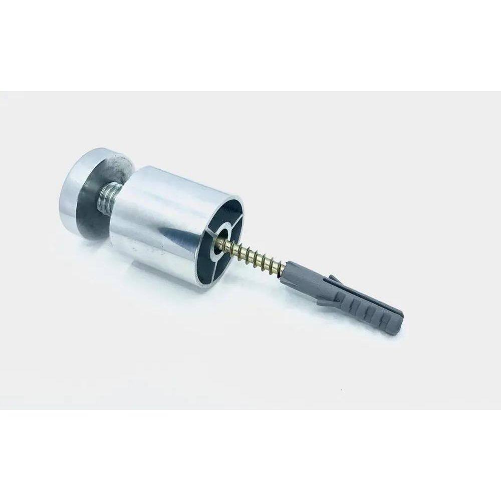 10X 6 Prolongador De Alumínio 25Mm X 25Mm C/Bucha E Parafus