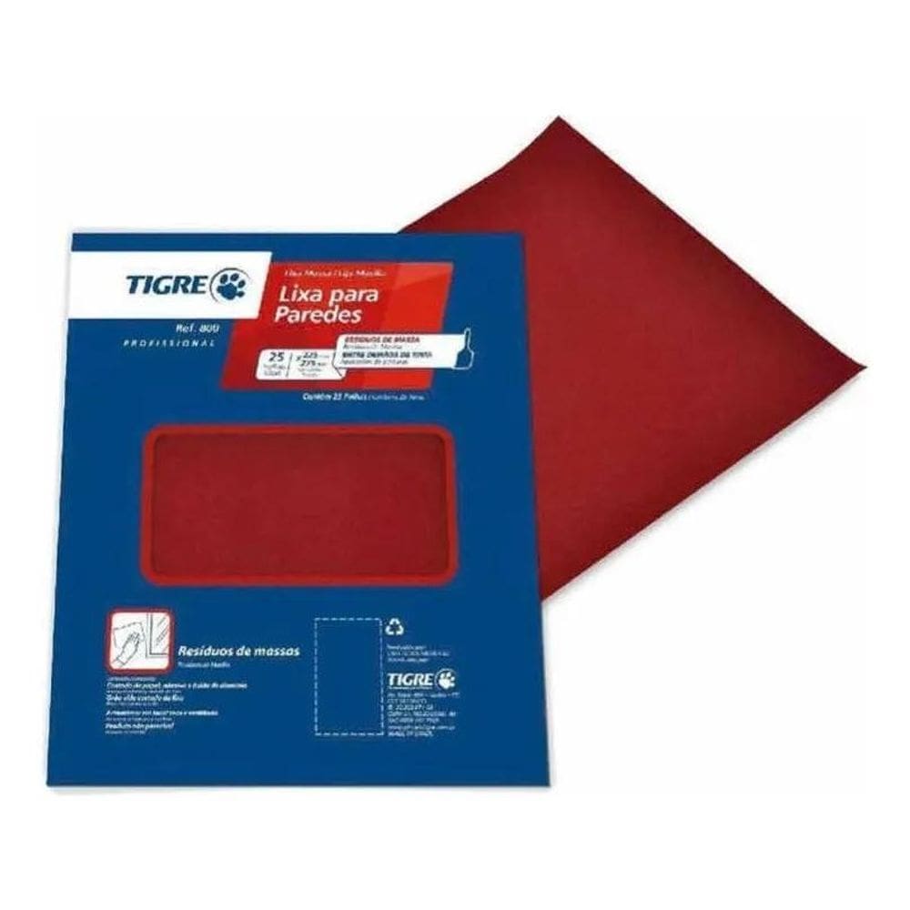 10X Lixa De Massa Parede Gesso 100, 150, 180, 220 C/100 Uni