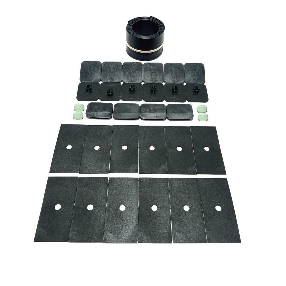 Jogo Calço Anti-Ruído Molejo Traseiro Ford F1000 Até 1992