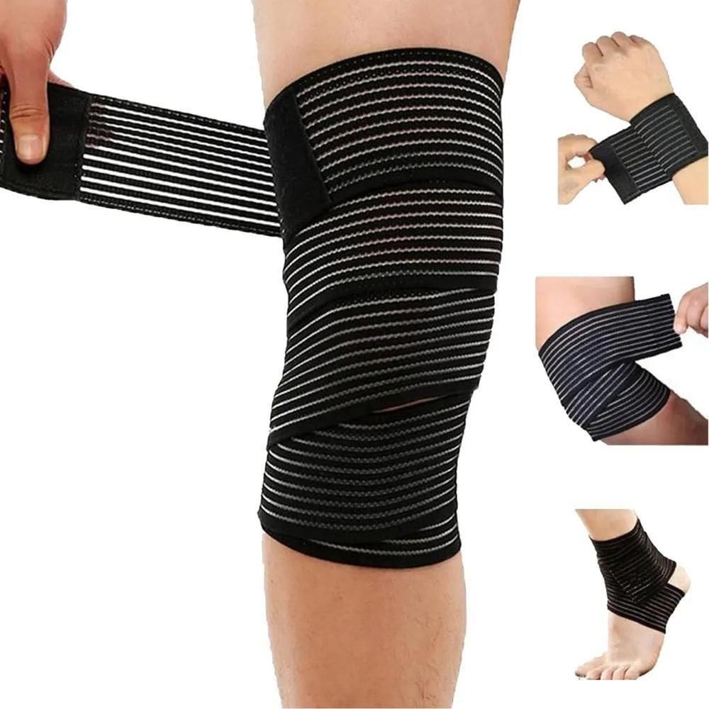 10X Faixa De Compressão Para Joelho Cotovelo Musculação Fit