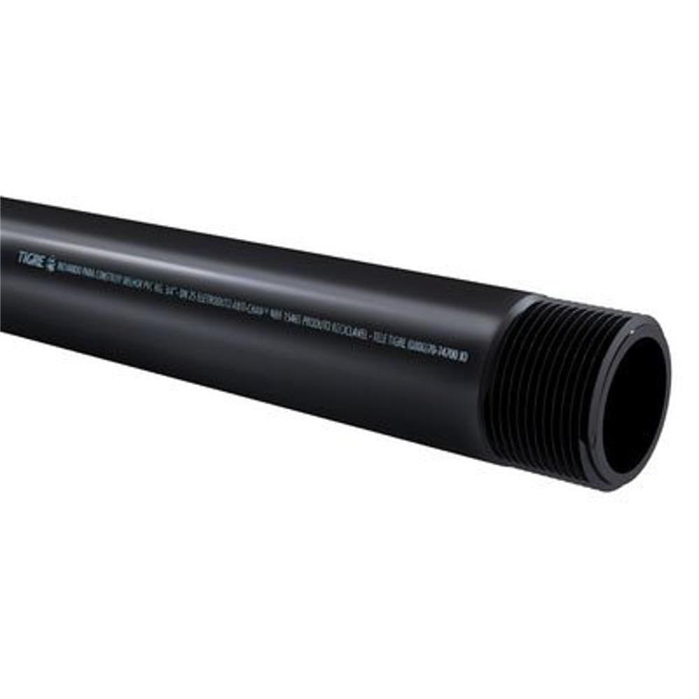 Eletroduto Roscável Pvc Preto 1-2”” 3 Metros - 14021965 - Tigre Eletroduto Rosca Pvc Preto 1-2 Tigre 14021850