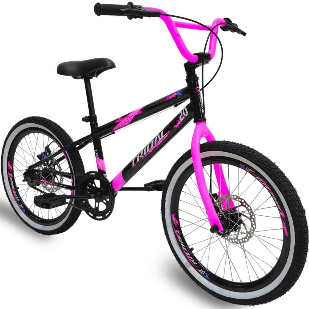 Bicicleta Infantil Aro 20 Cross Freeride com Freio a Disco Tridal Bike
