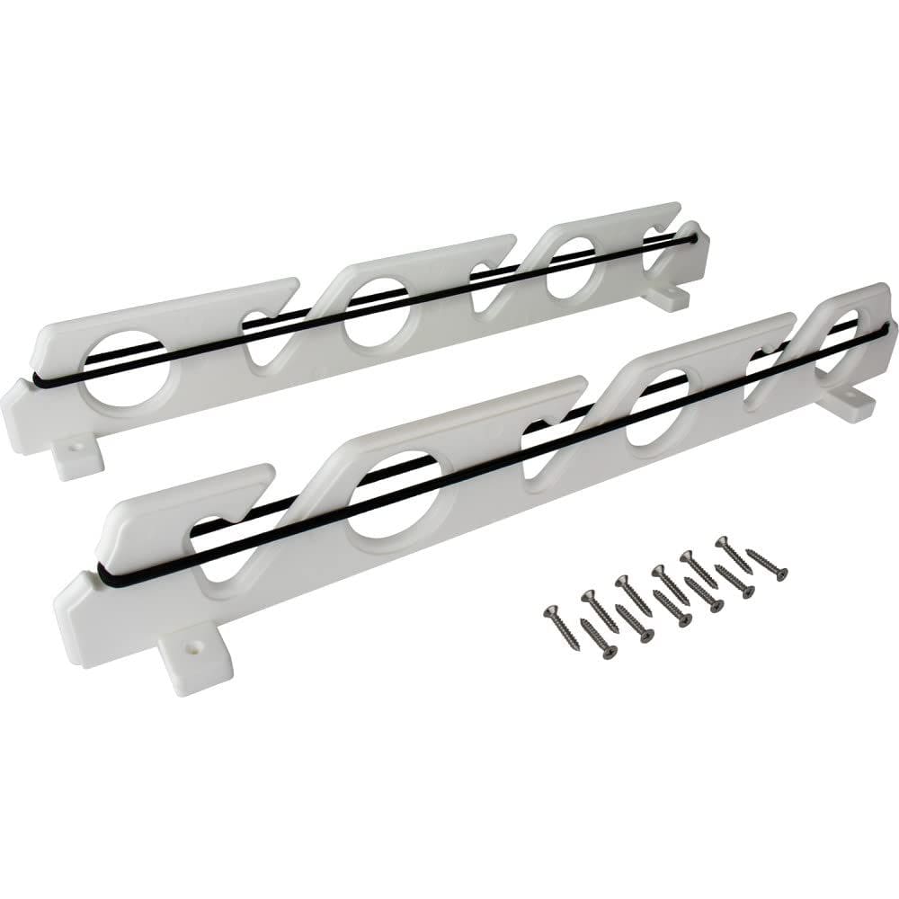 Rack de armazenamento em barras Sea-Dog, suporte suspenso horizontal de 6 pólos