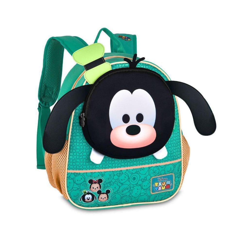 Mochila Creche De Costas Tsum Tsum Escolar Pateta - Verde