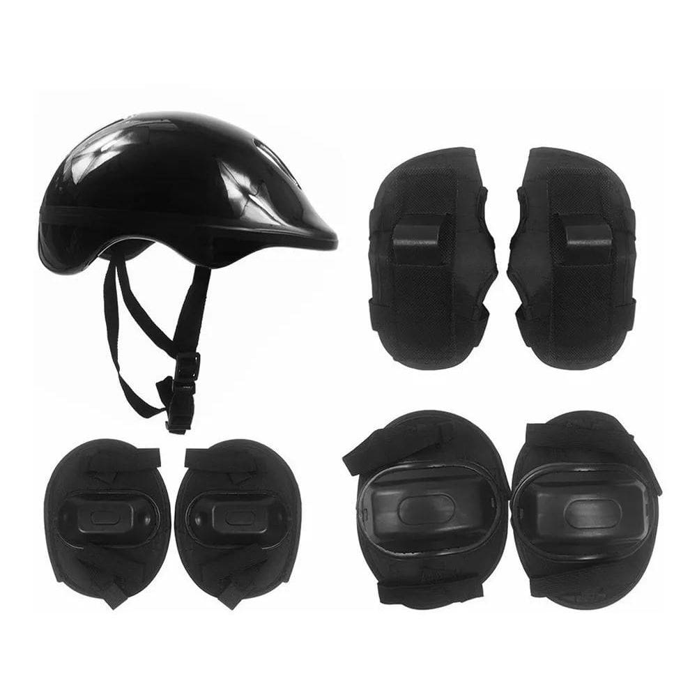 10X Kit Capacete + Cotoveleira + Joelheira Infantil Skate P