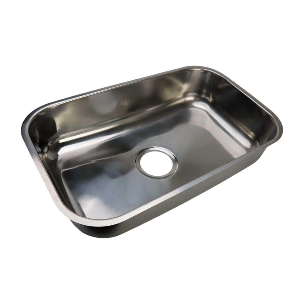 Cuba Aço Inox Retangular Polido 59X37 Embutir Sobrepor