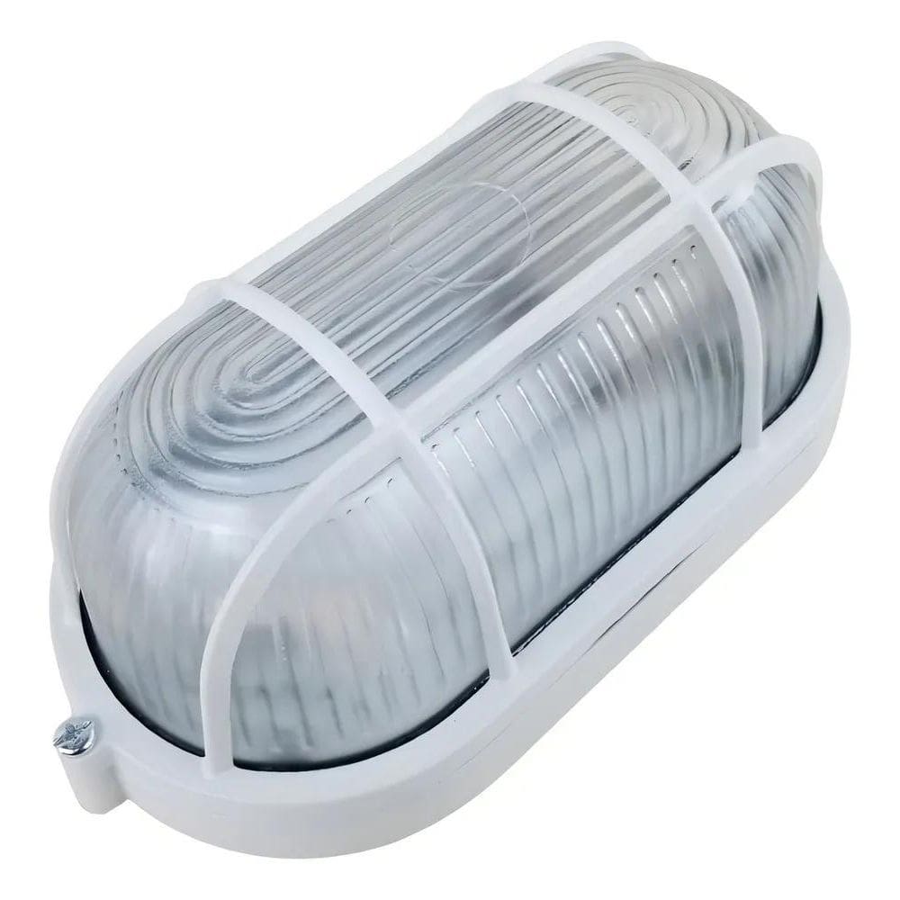 10X Arandela Luminária Tartaruga Alumínio E Vidro - Cor Bra