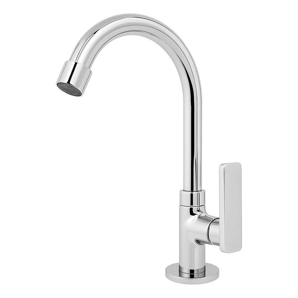 10X Torneira Metal Inox Bancada 6120A Banheiro Lavatório