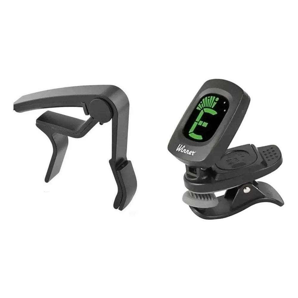 10X Capotraste Braçadeira Guitarra E Violão Aço Nylon E Afi