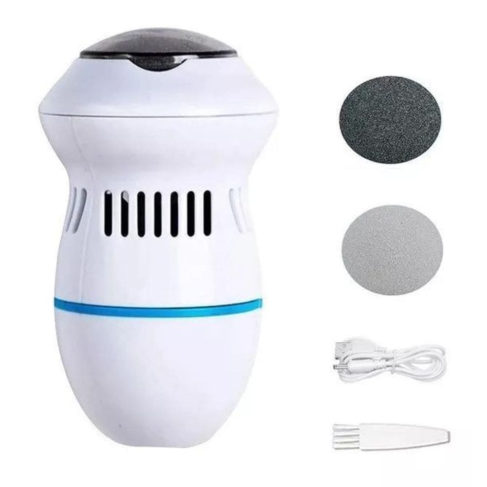 Lixa Esfoliador Elétrica Pés Calos Recarregável Lixa Lavável