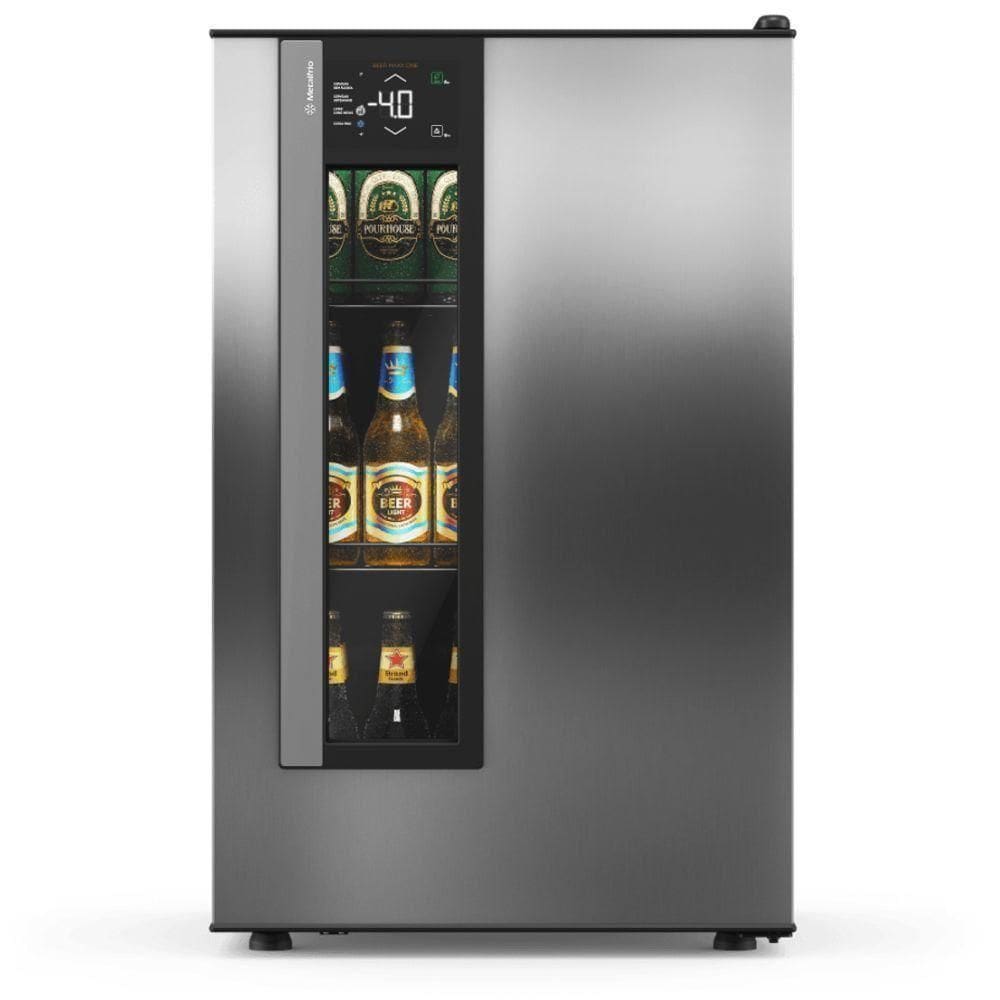 Cervejeira Beer Maxx One Inverter 114L VN12TP Inox Metalfrio 220V