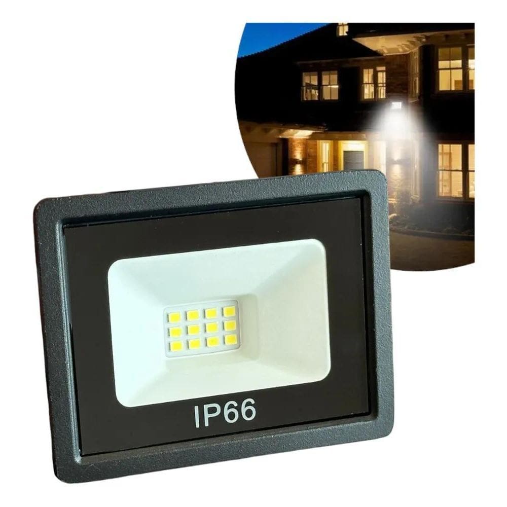 10X Refletor Super Micro Led Holofote Pro 50W Prova D`Água